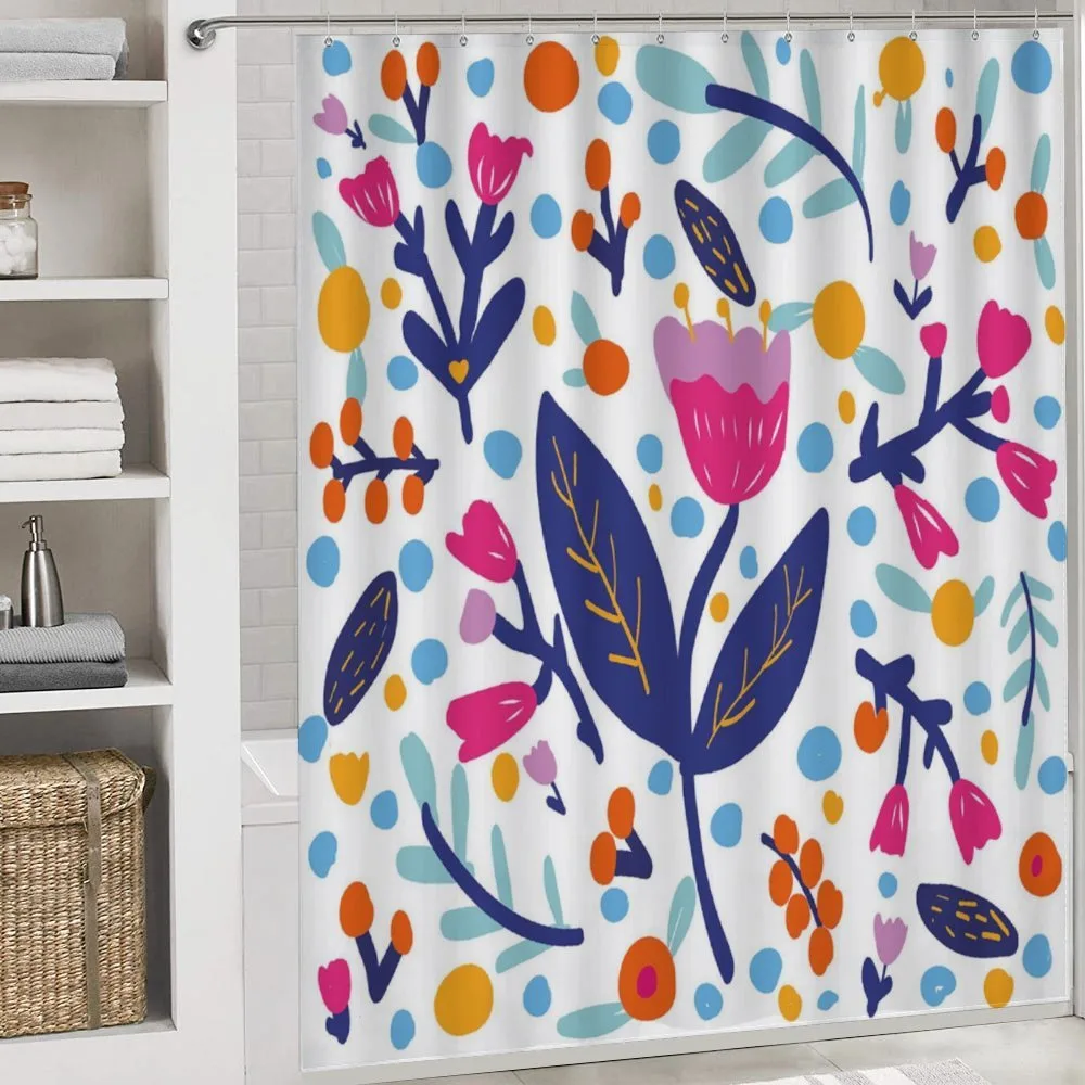 Doodle Style Flowers Blots — Detail 4