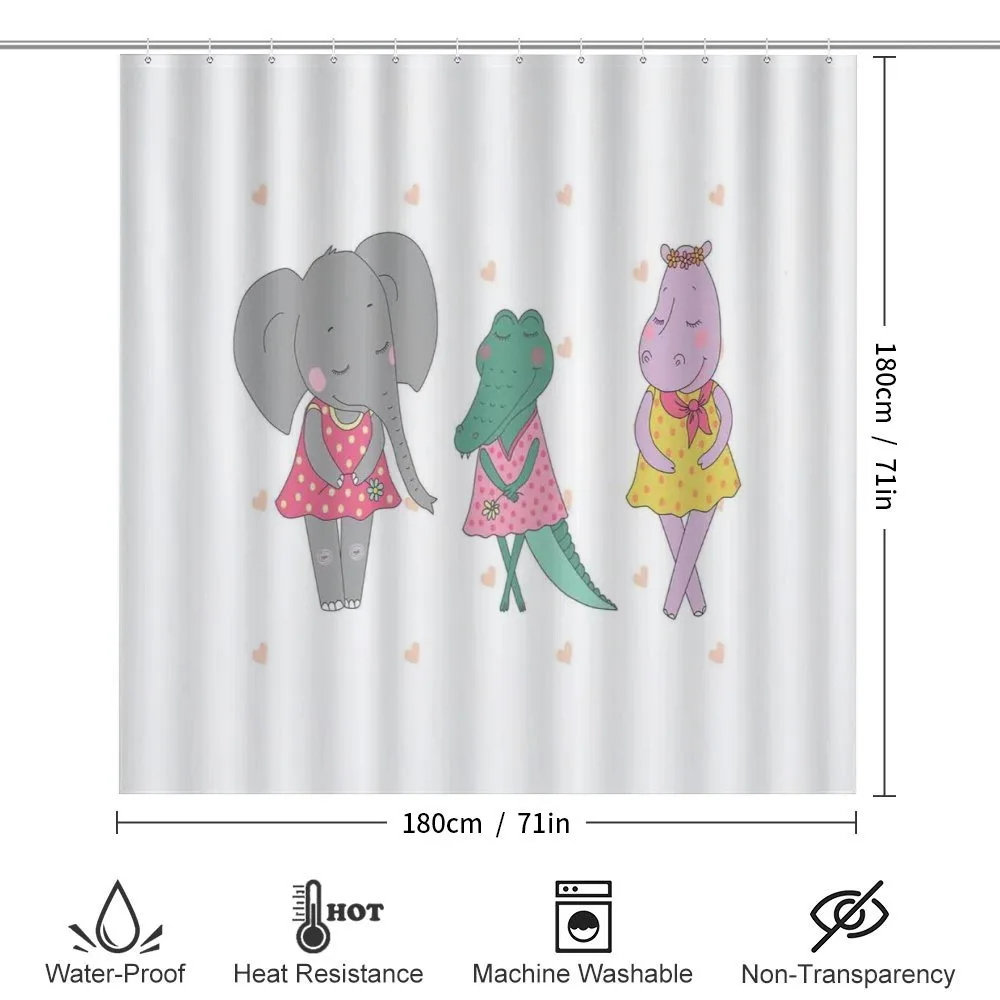 Elephant Girl Polka Dress — Detail 2