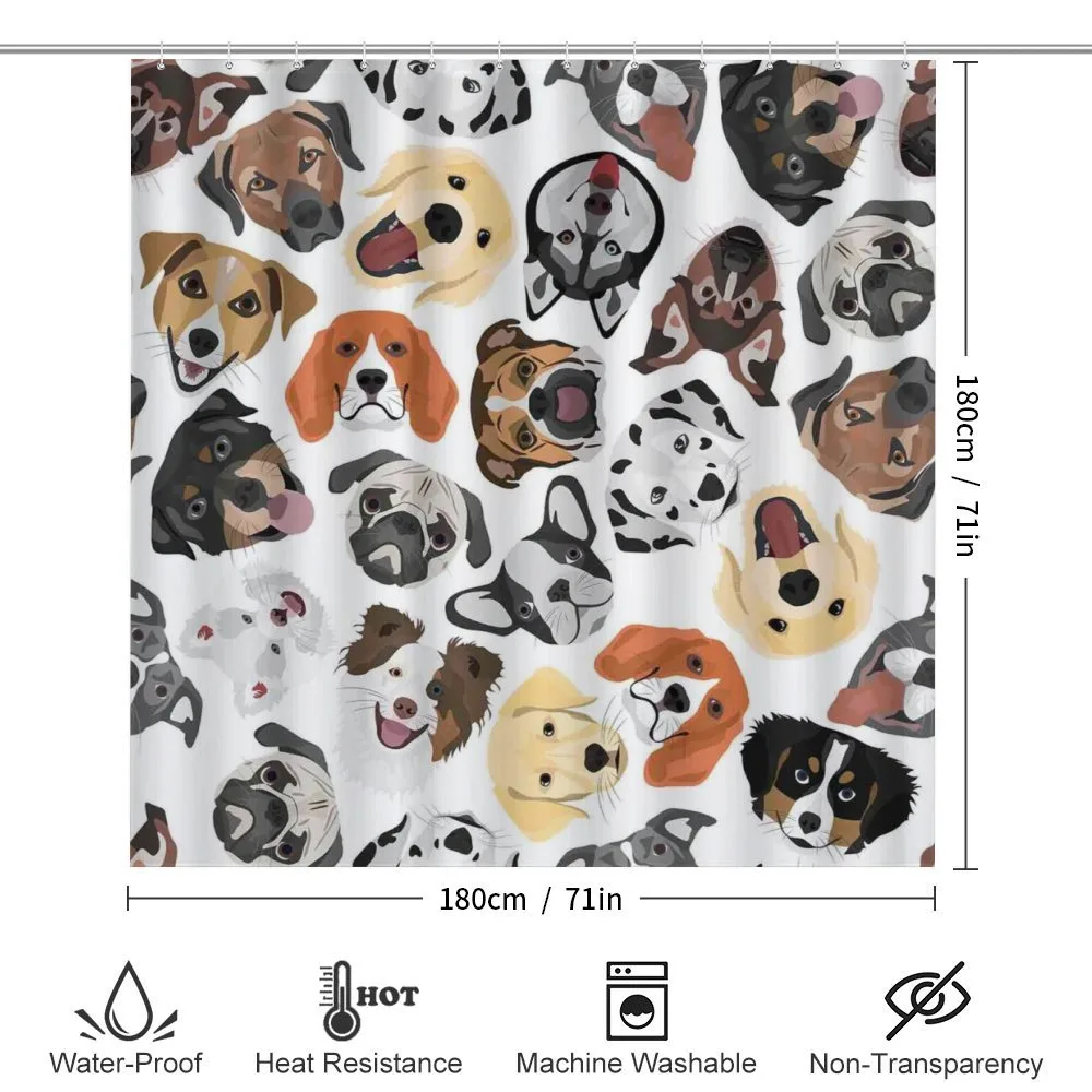 Faces of Various Dog Breeds — Detail 2