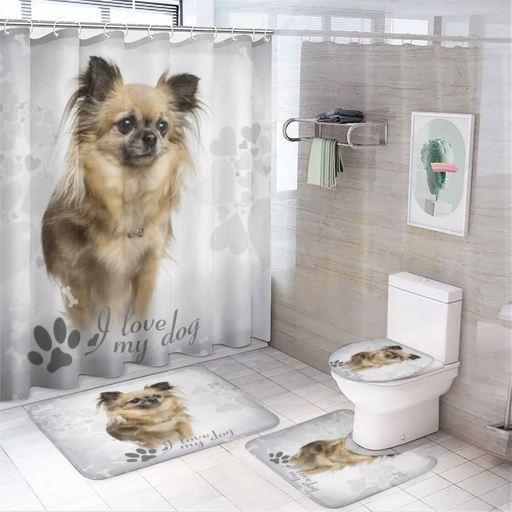 I Love My Dog Paw Print — Your design