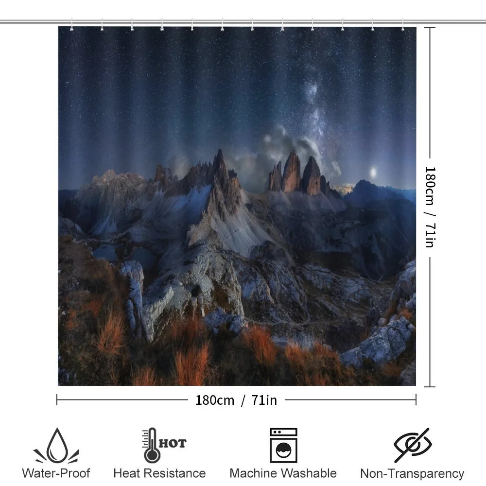 Italy Mountains Milky Way — Detail 2