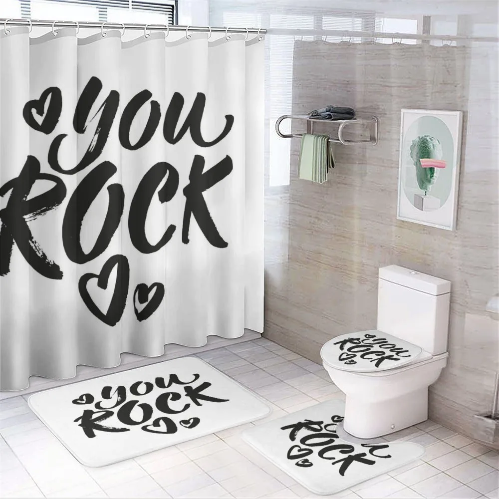 Monochrome Cursive Wording — Your design