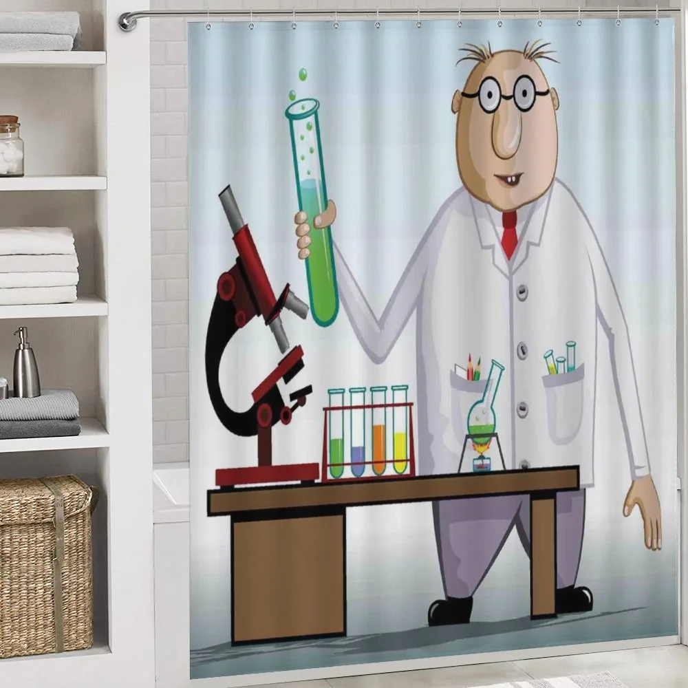 Scientist Chemist Test Tubes — Detail 4