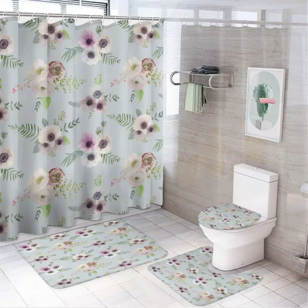 Shabby Bridal on a shower curtain