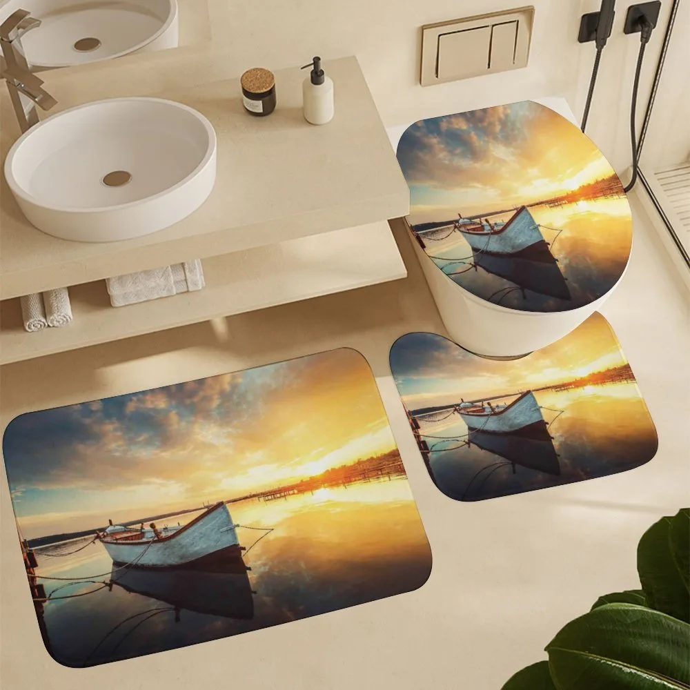 Sunset at Harbor Boat — Detail 5