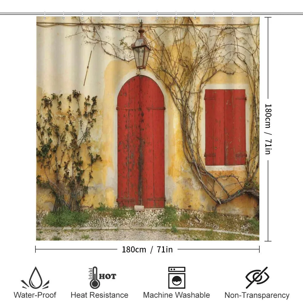 Aged Doors Tuscan House — Detail 2