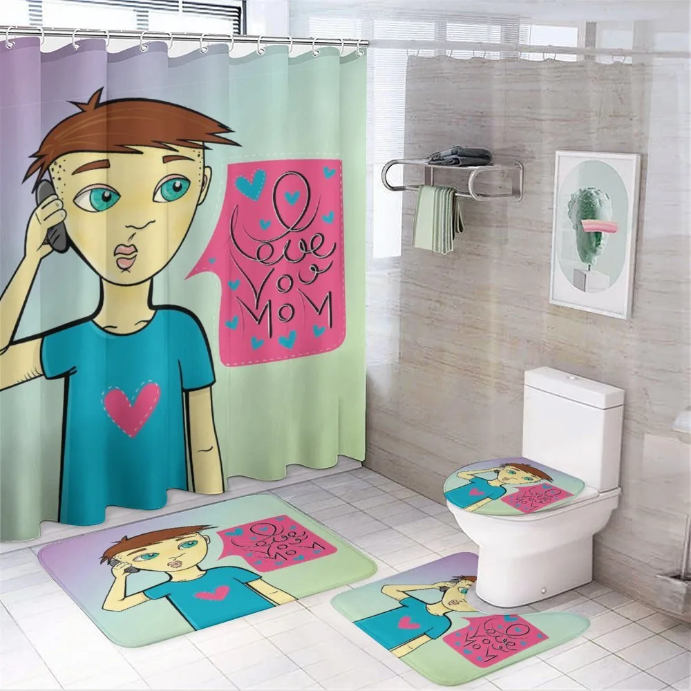 Boy Calling His Mother — Your design