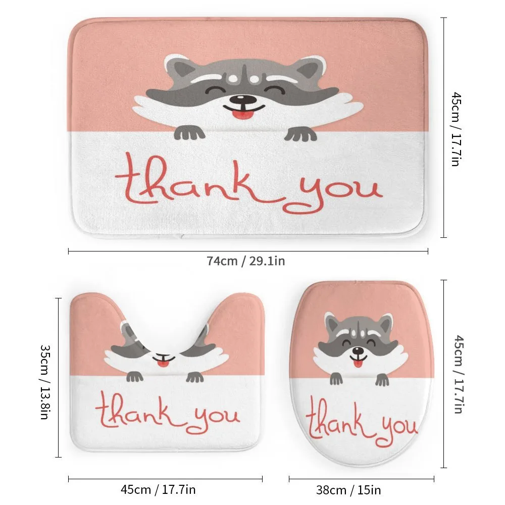 Cheerful Cartoon Raccoon — Detail 1