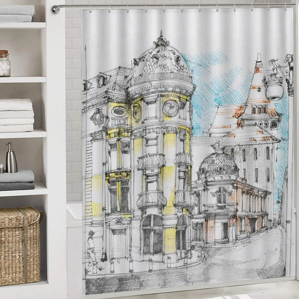 European City Sketch — Detail 4