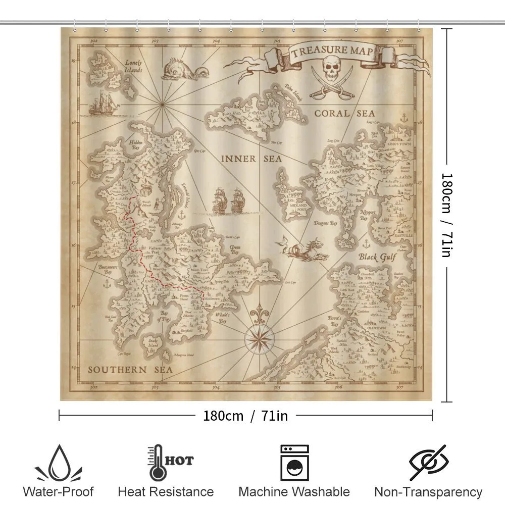 Grunge Treasure Map — Detail 2