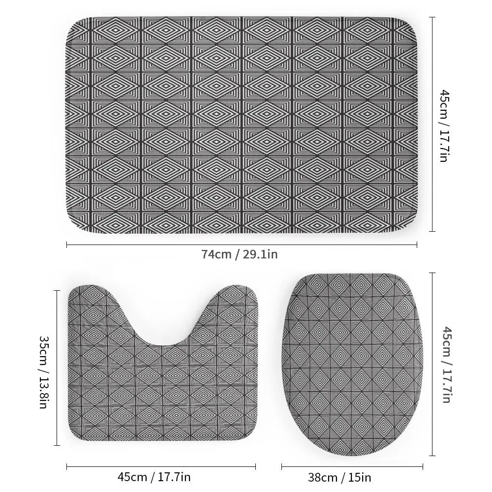 Nested Striped Squares — Detail 1