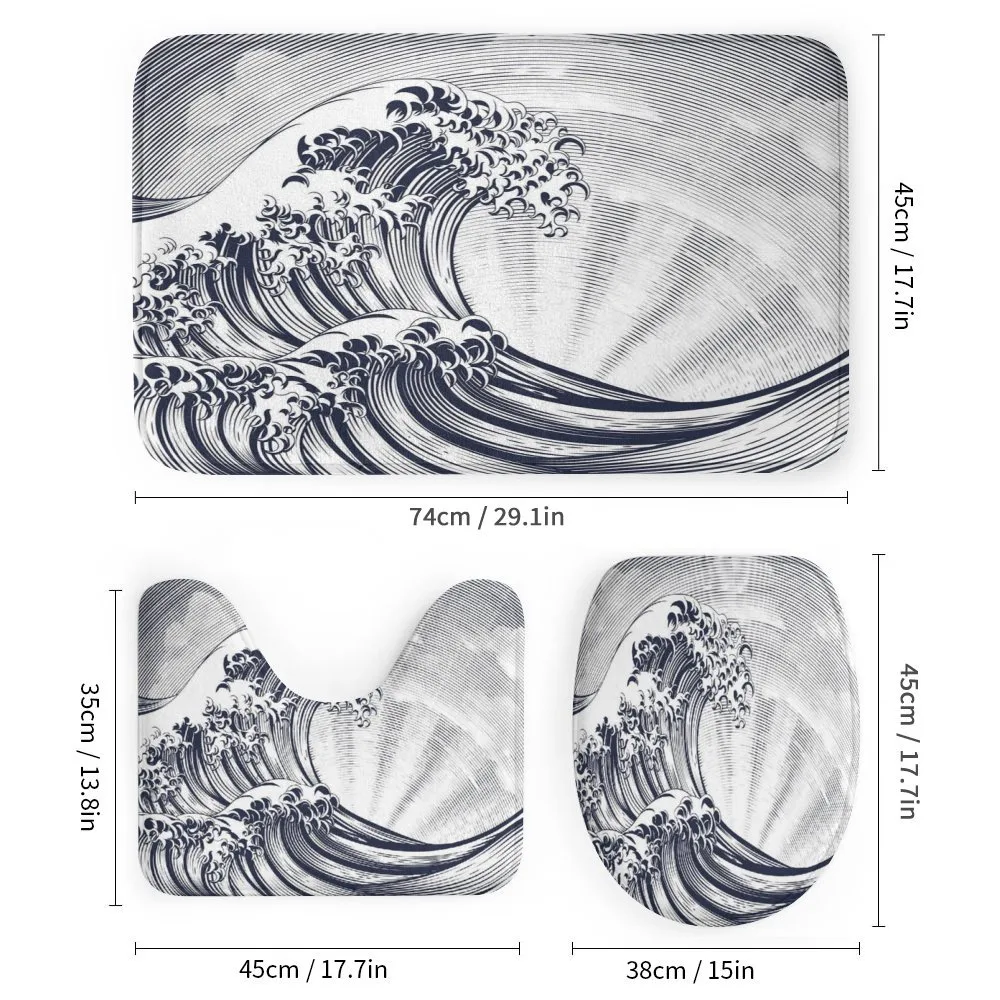 Oriental Japanese Waves — Detail 1
