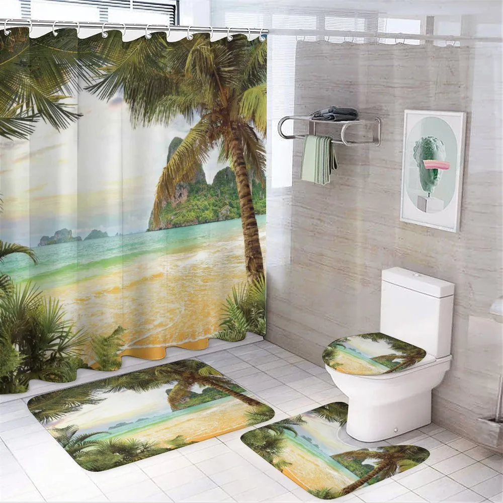 Palm Coconut Trees Beach — Your design