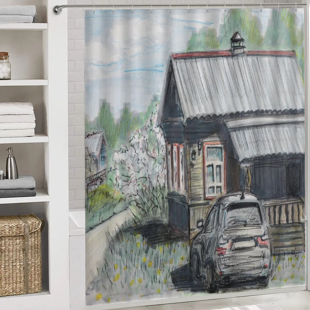 Parked Car Village House — Detail 4