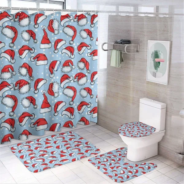 Pop Art Style Poster on a shower curtain