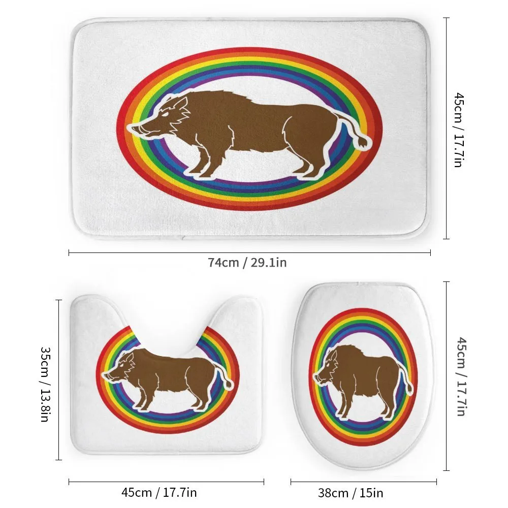 Wild Hog Boar in Rainbow — Detail 1