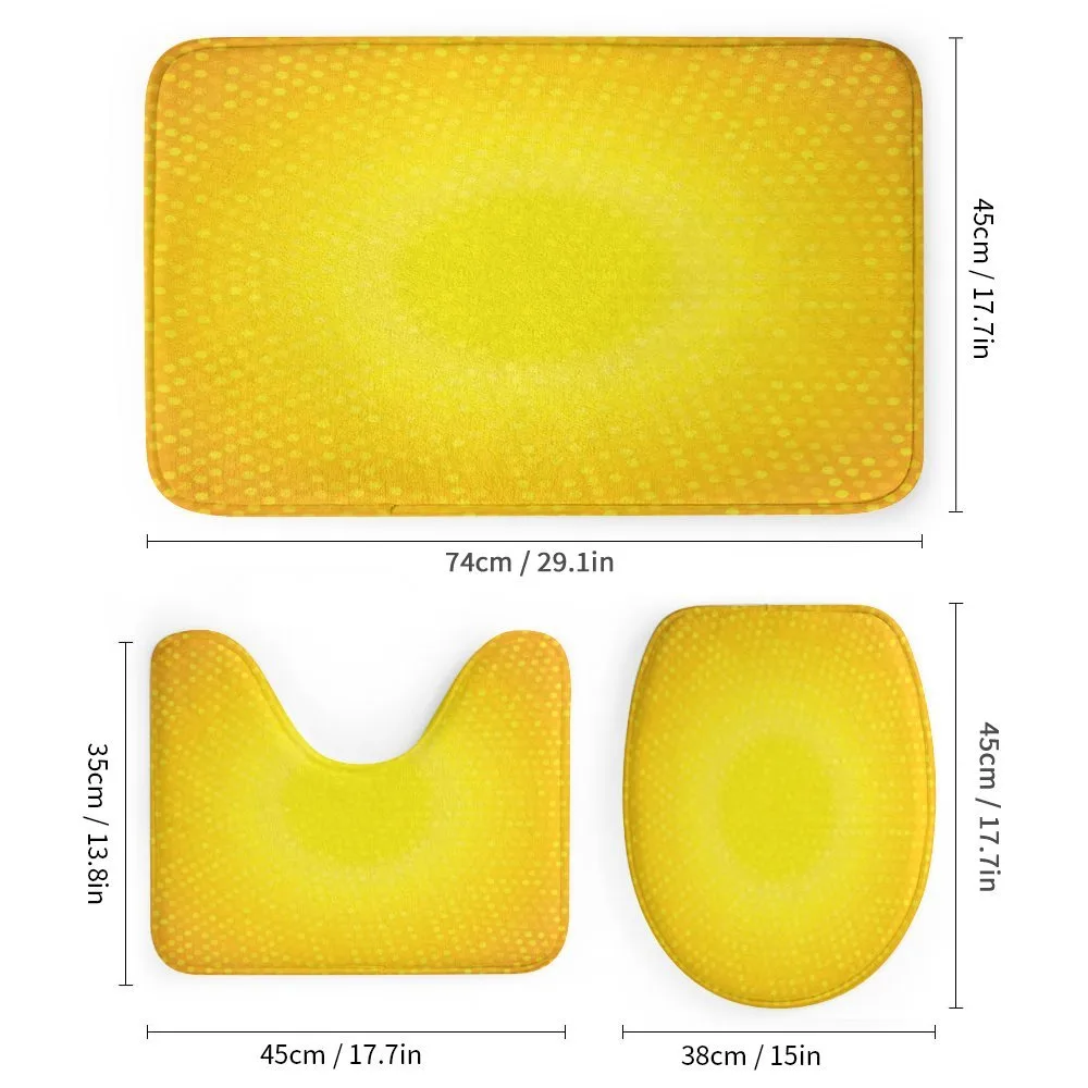 Yellow Ombre Circles — Detail 1