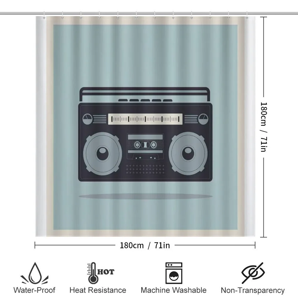 1980s Boombox Image — Detail 2