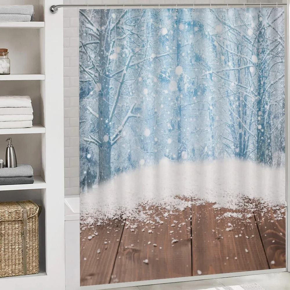 Blizzard Scene Outdoors — Detail 4