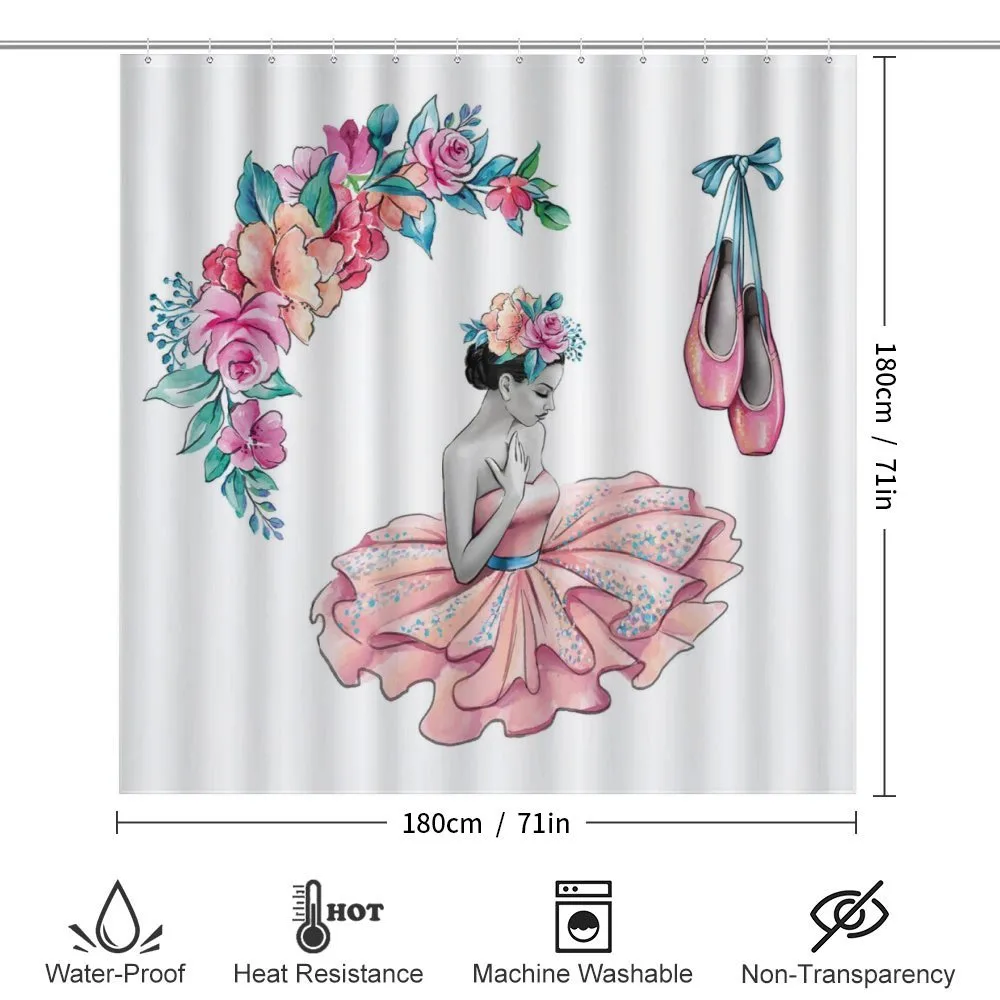 Dancer Girl in Flowers — Detail 2