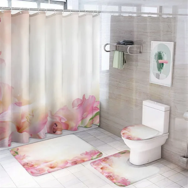 Dreamy Orchid on a shower curtain
