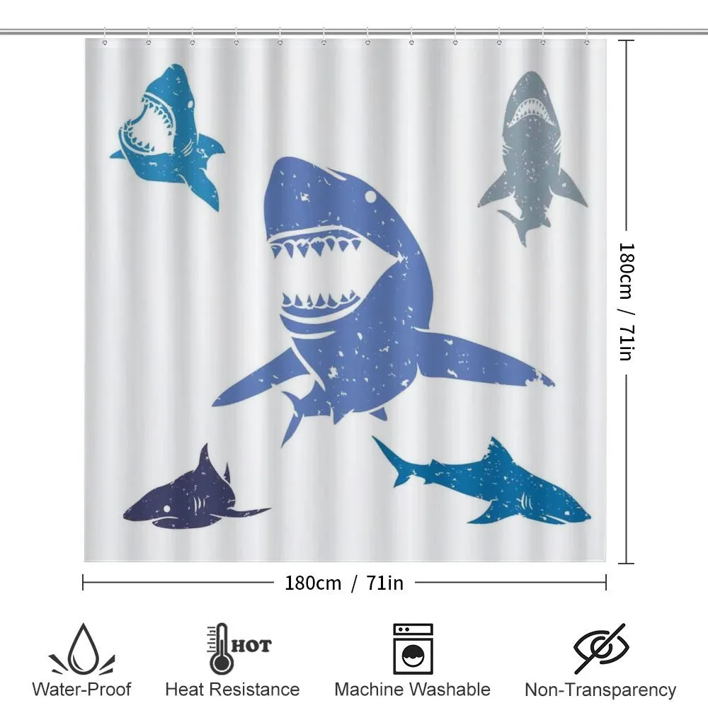 Grunge Sharks Wildlife — Detail 2