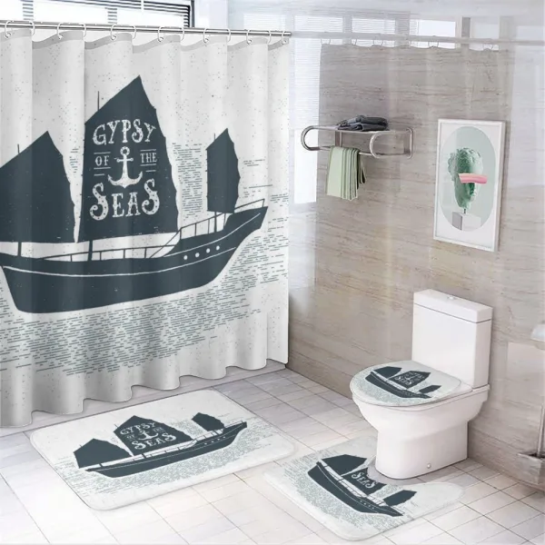 Gypsy of the Sea on a shower curtain