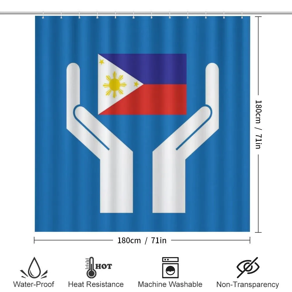 Hands Showing Flag — Detail 2