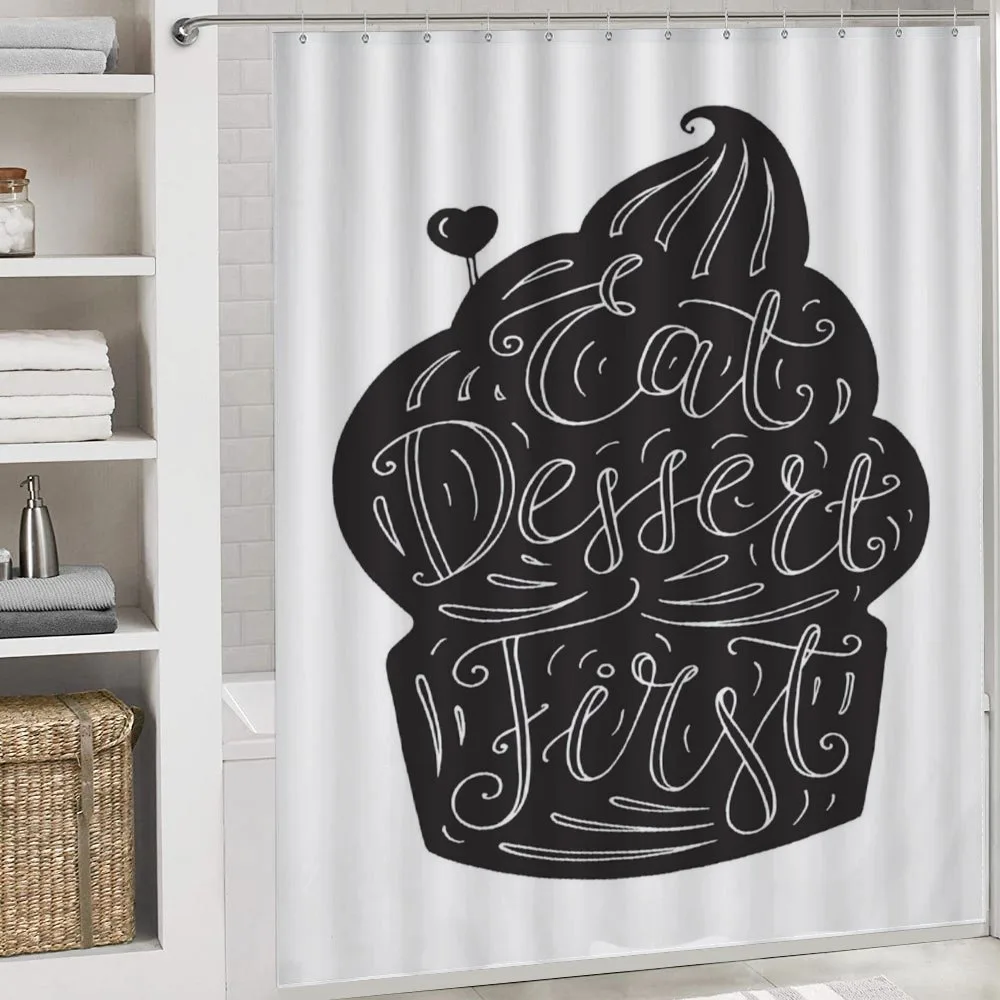 Monochrome Cupcake Doodle — Detail 4