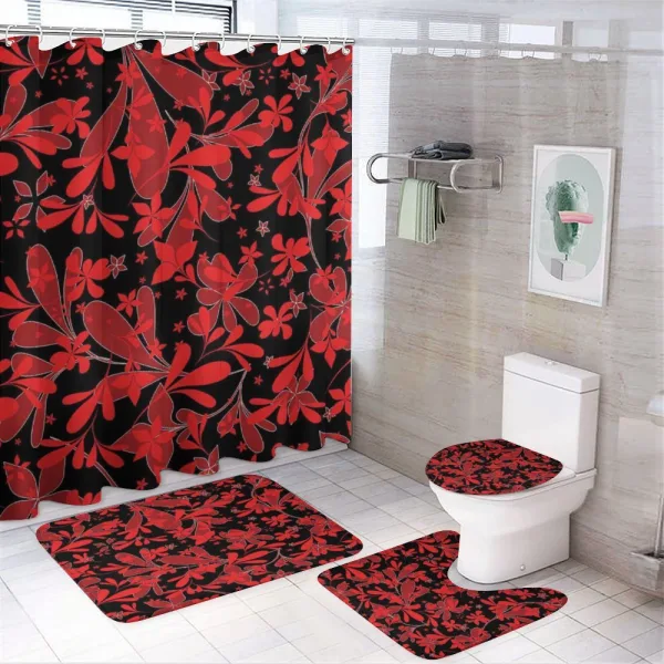 Oceanic Island Flower on a shower curtain