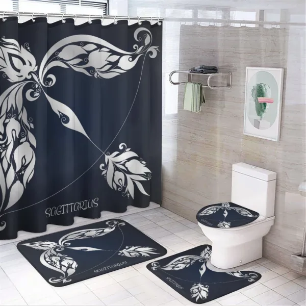 Planetary Impacts Nature on a shower curtain