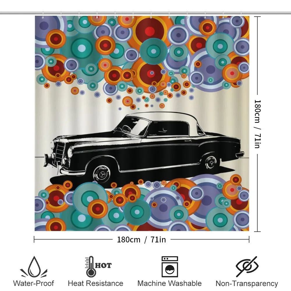 Retro Car Art Poster — Detail 2