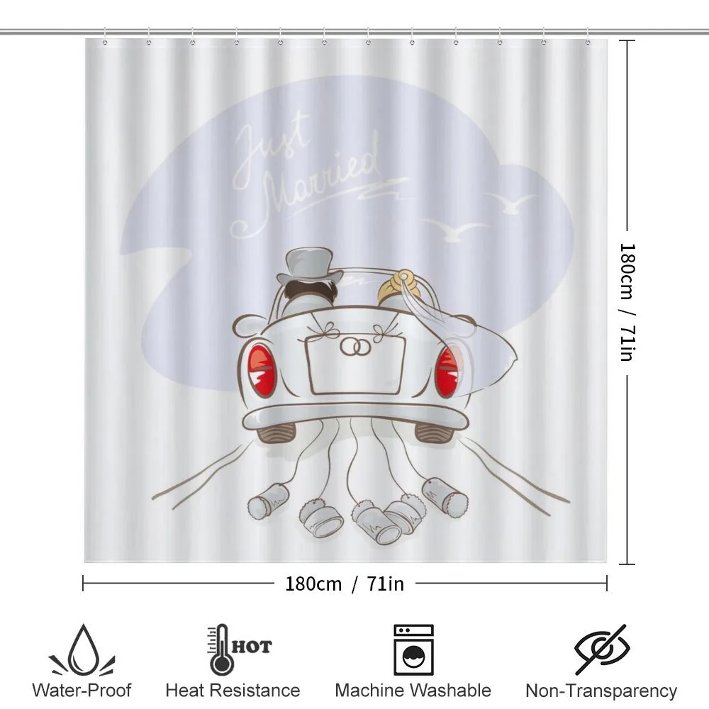 Retro Married Couple Car — Detail 2