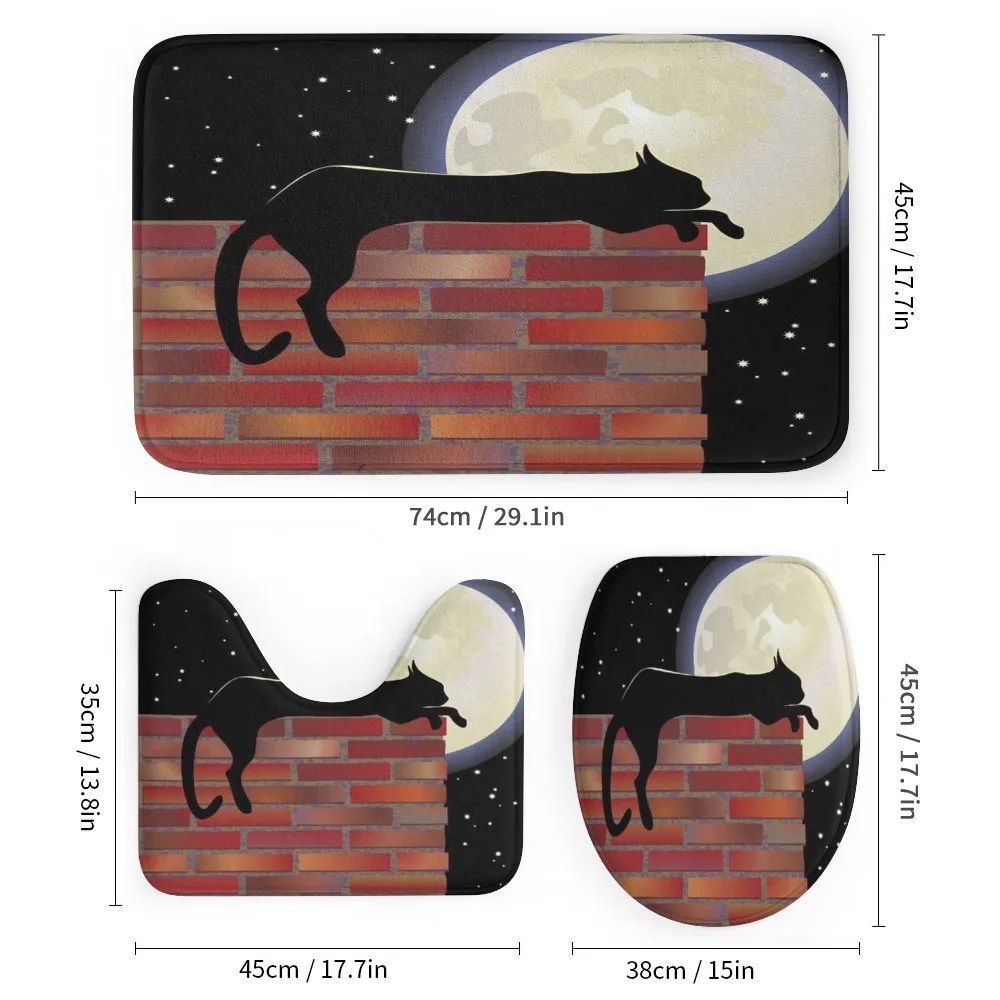 Sillhouette Cat Resting — Detail 1