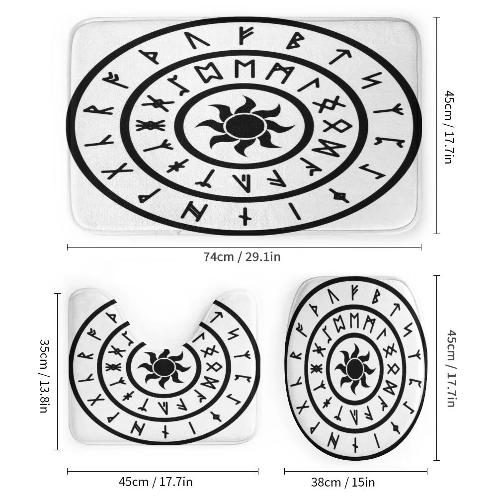 Sun and Nordic Runes — Detail 1