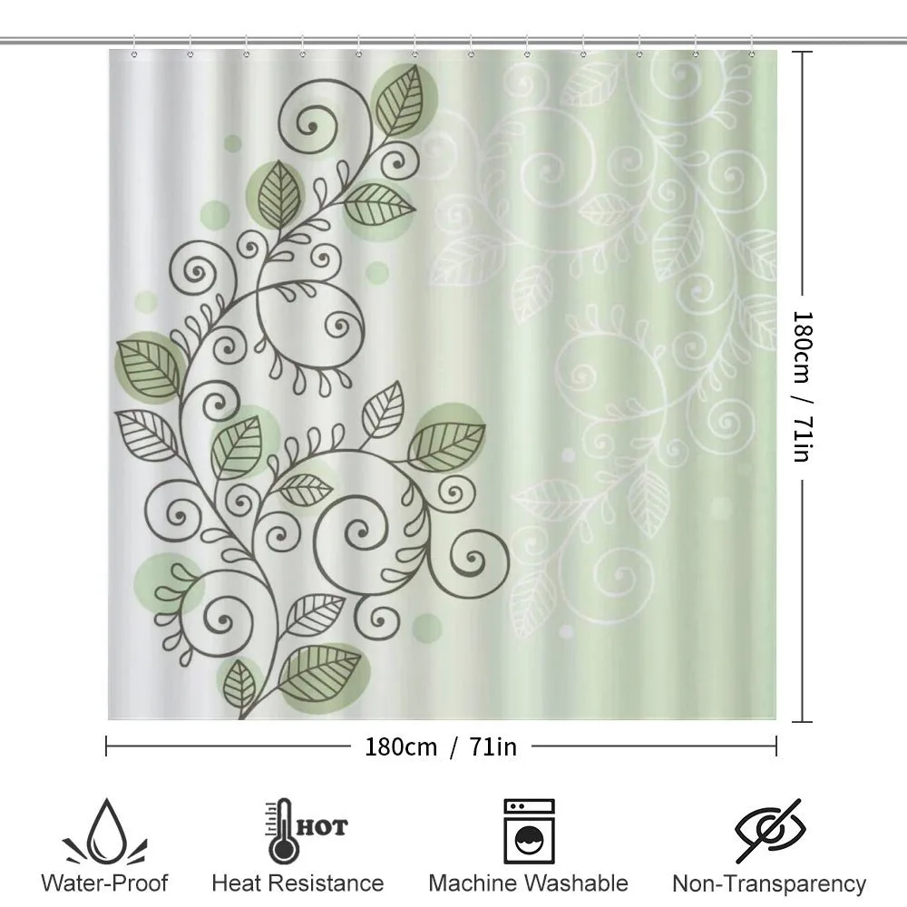 Swirling Vines Leaves — Detail 2