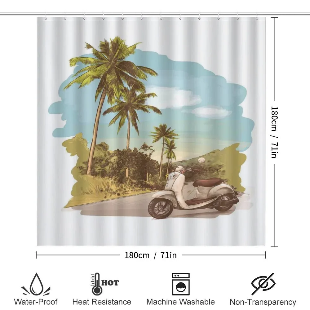 Vintage Scooter in Jungle — Detail 2