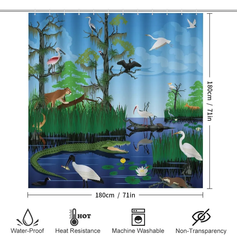 Wild Fauna Around the River — Detail 2