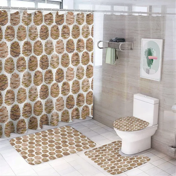 Woodland Mother Earth on a shower curtain