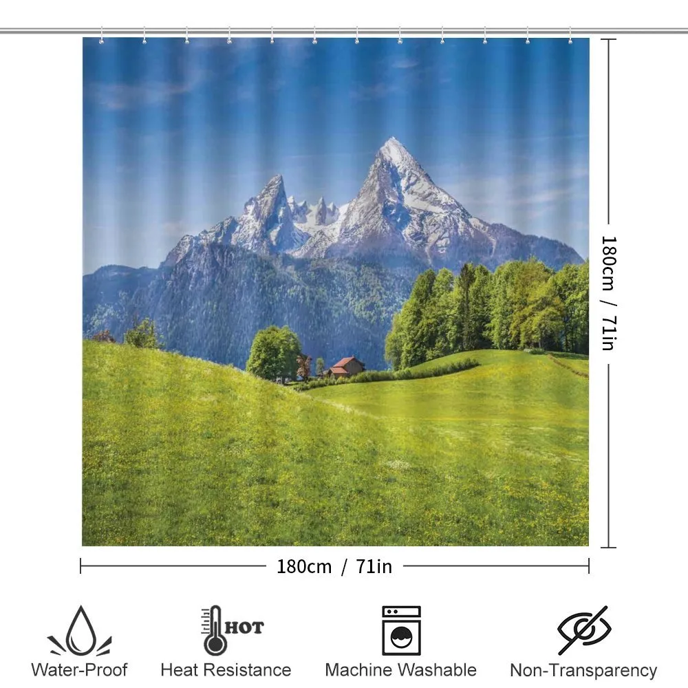 Alps with Meadow Flora — Detail 2