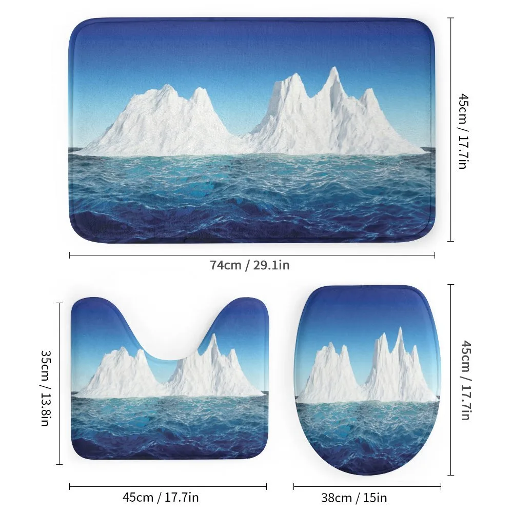 Antarctic Scene in Ocean — Detail 1