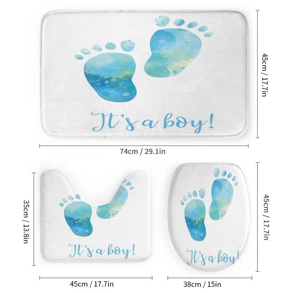 Baby Boy Footprints — Detail 1