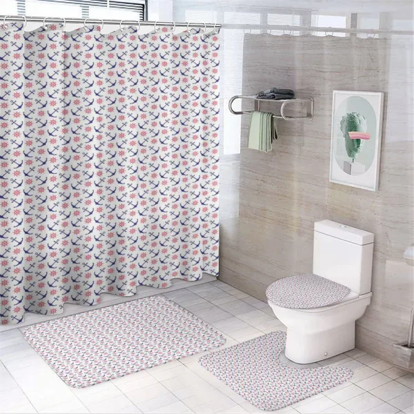 Classical Journey Theme on a shower curtain