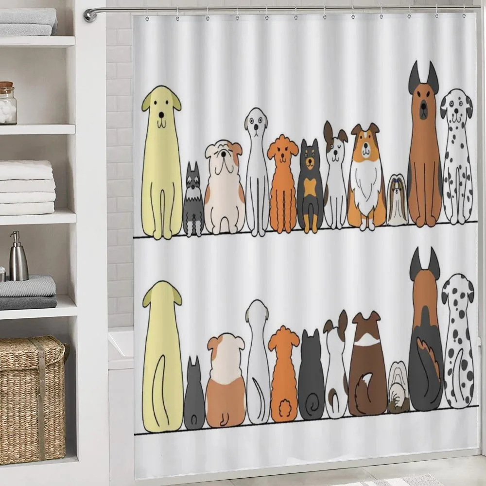 Dog Family in a Row — Detail 4