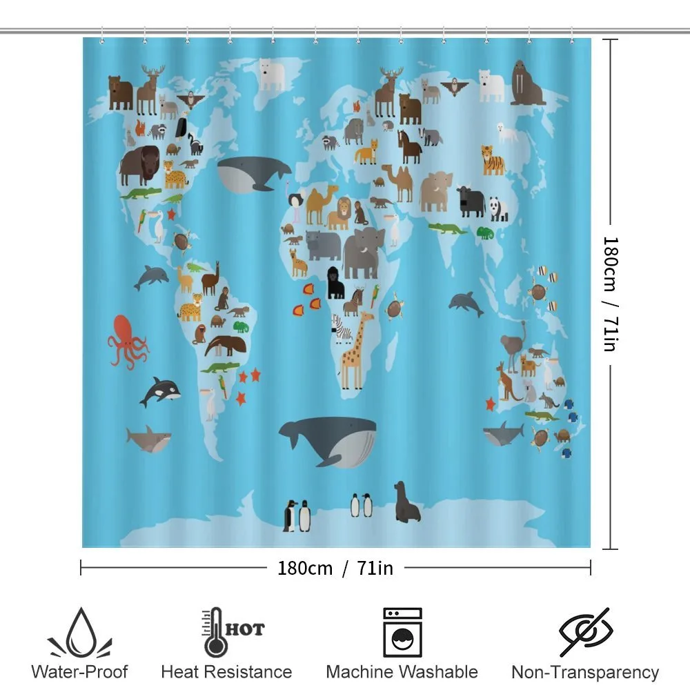 Guide Animals World Map — Detail 2