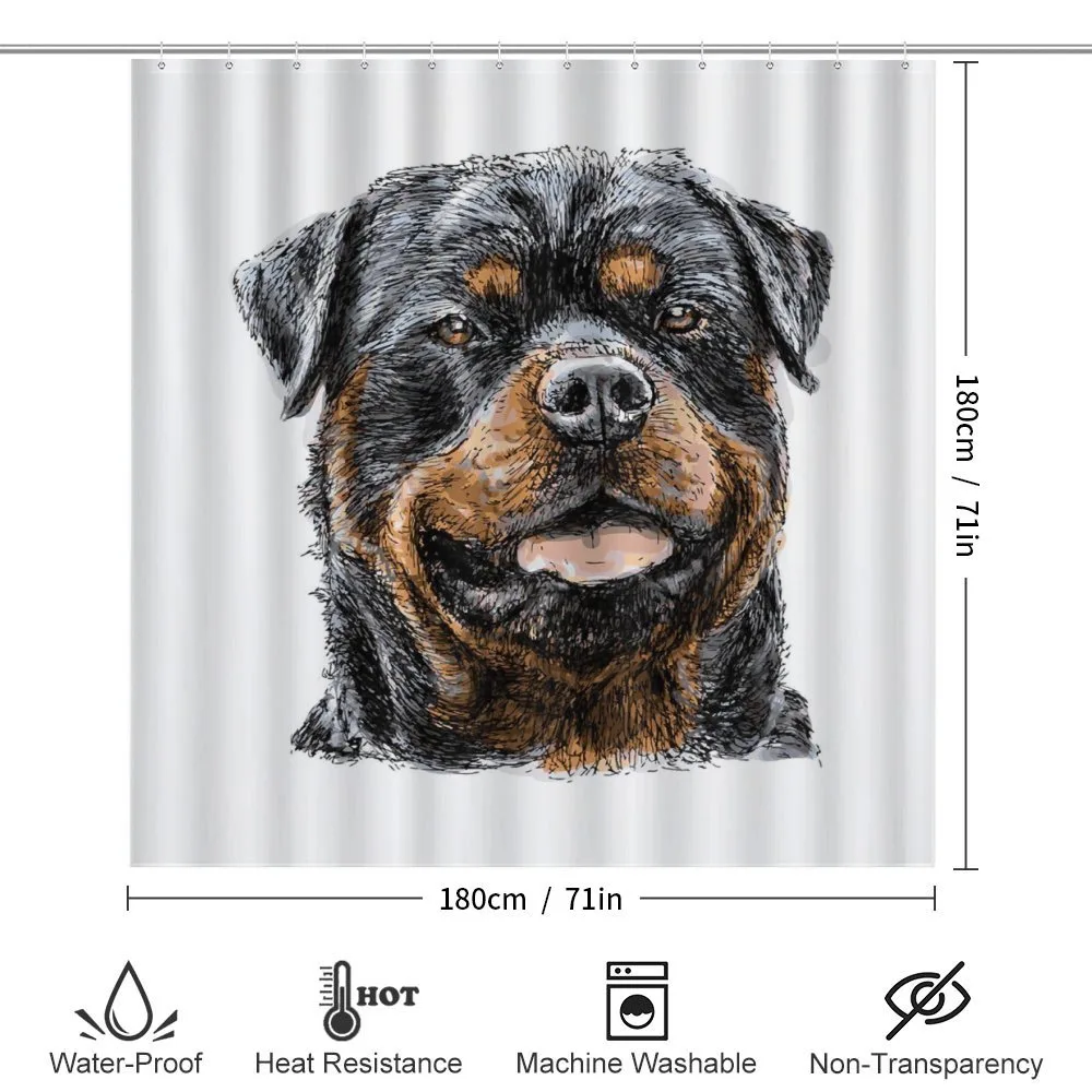 Hand Drawn Image of Dog — Detail 2