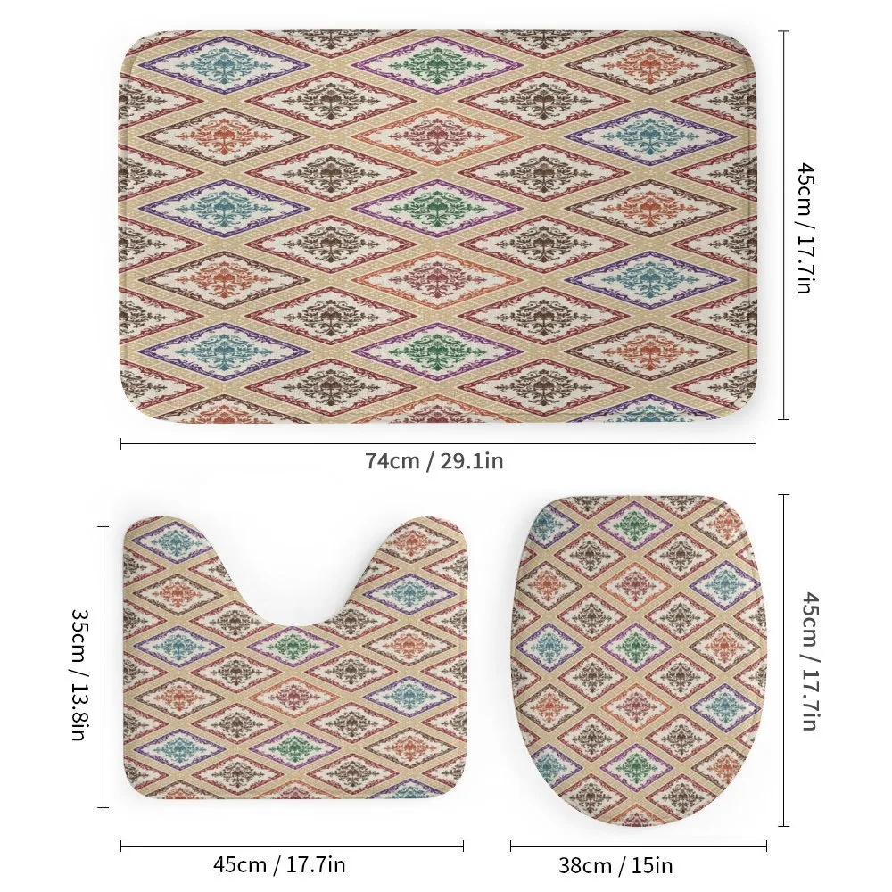 Motif in Vivid Rhombuses — Detail 1