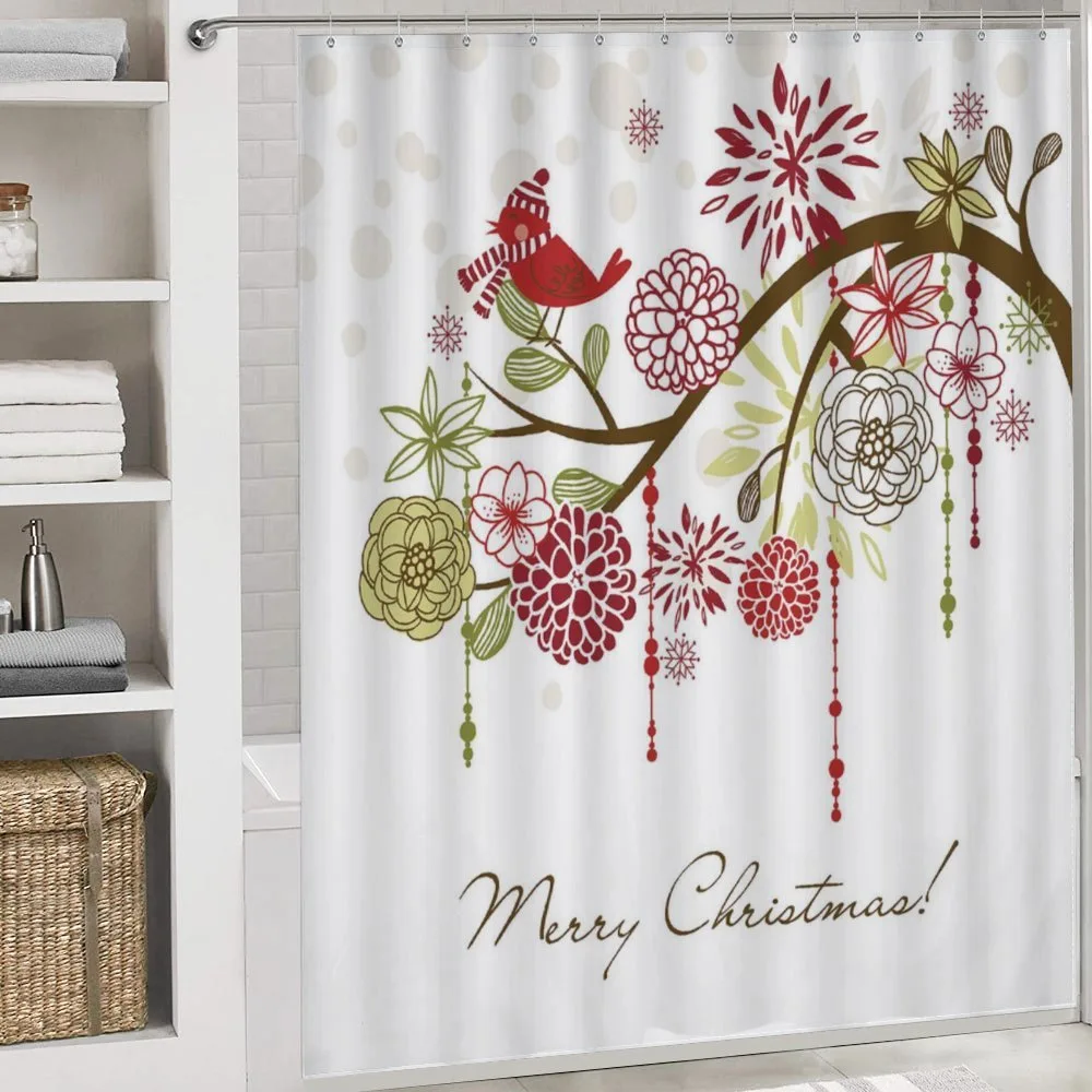 Red Bird Floral Tree — Detail 4