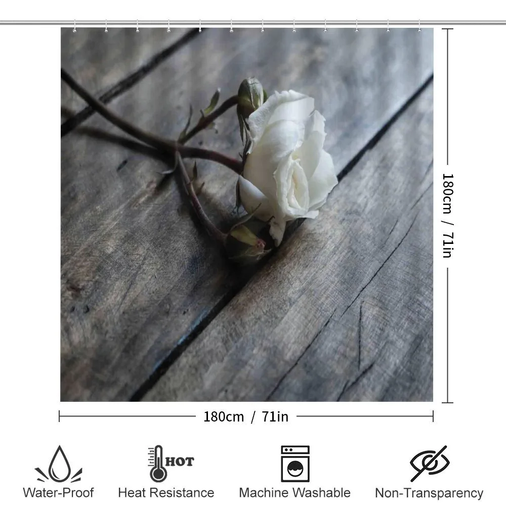 Romantic Flower Rustic Table — Detail 2