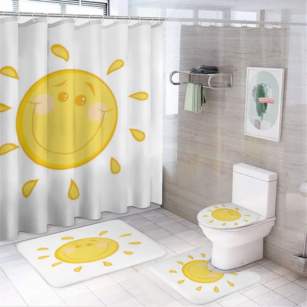 Simple Happy Sun Character — Your design
